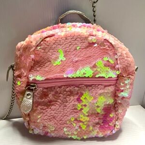 Capelli Girls' Flip-Sequin Mini Backpack
